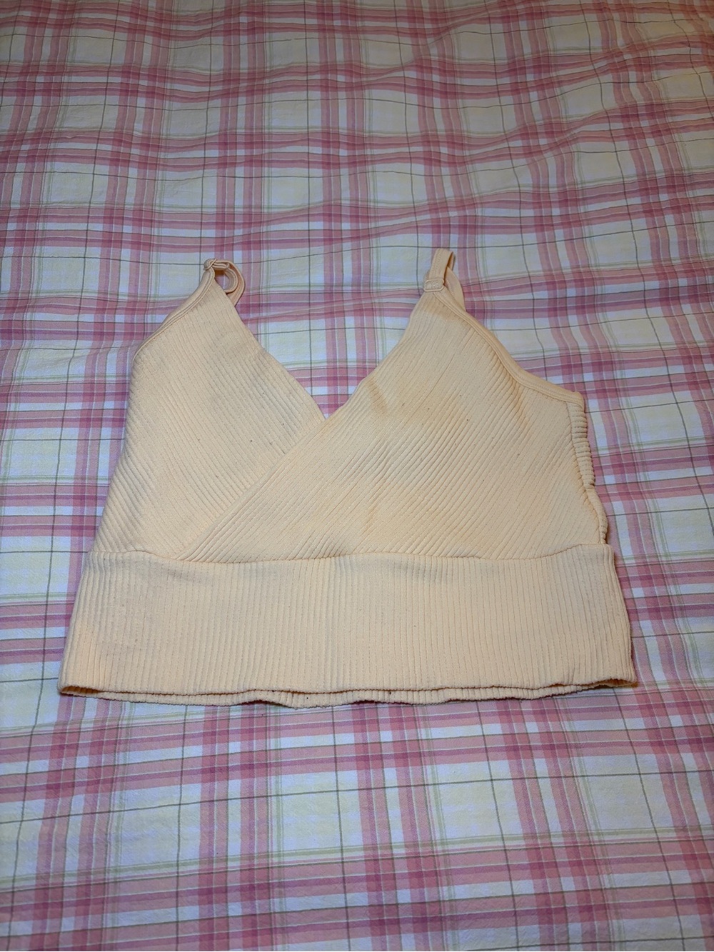 Forever 21 Yellow Ribbed Tank